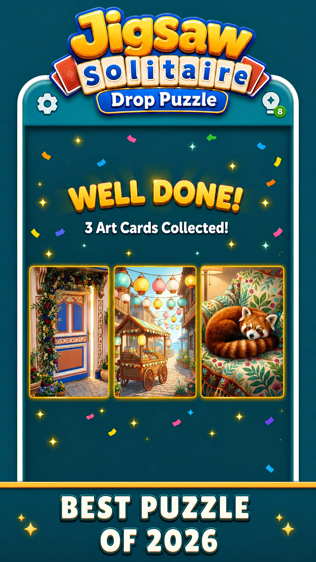 Jigsaw Solitaire: Drop Puzzle screenshot